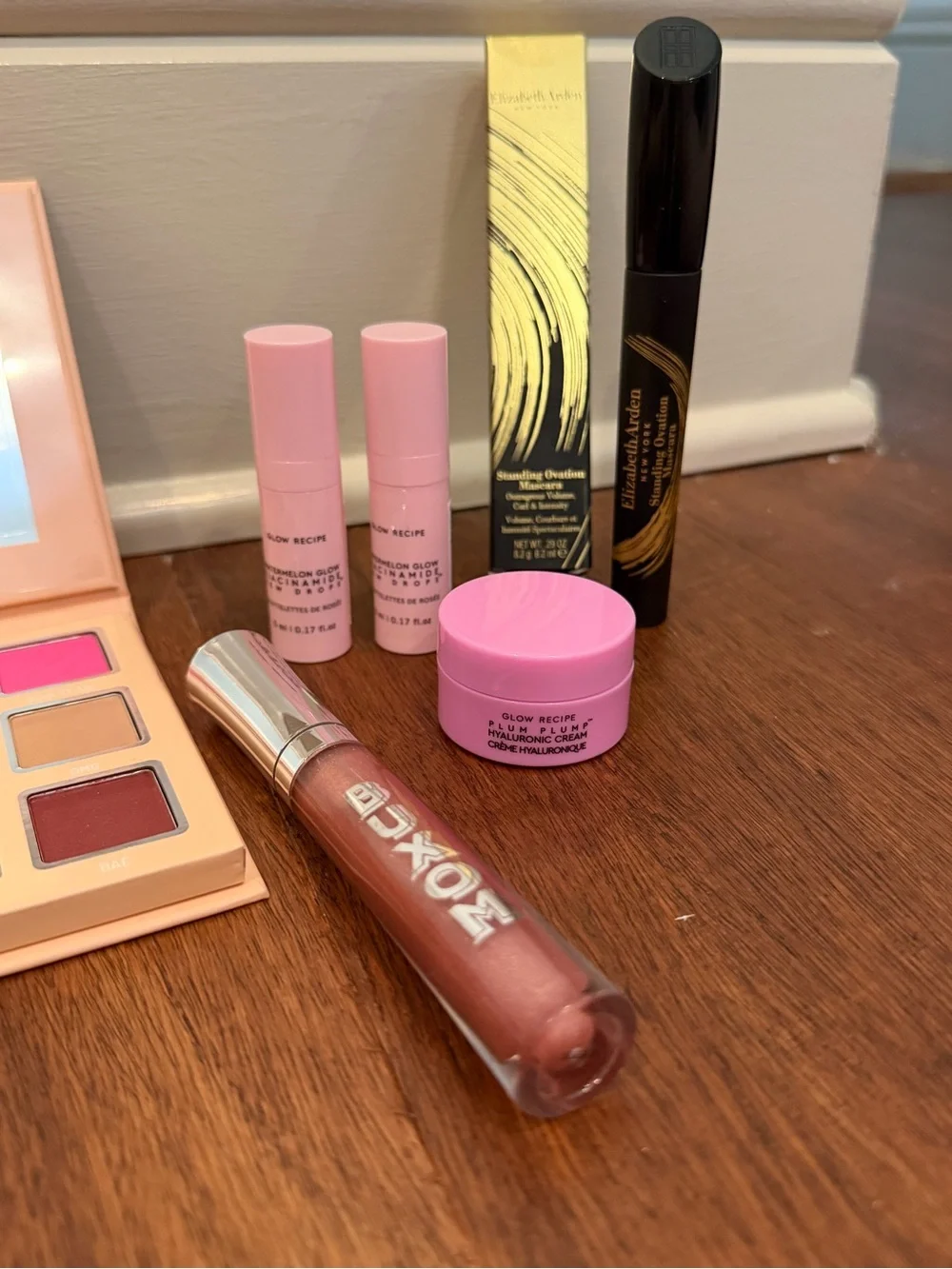 Beauty creations eye palette, buxom, glow watermelon and mascara